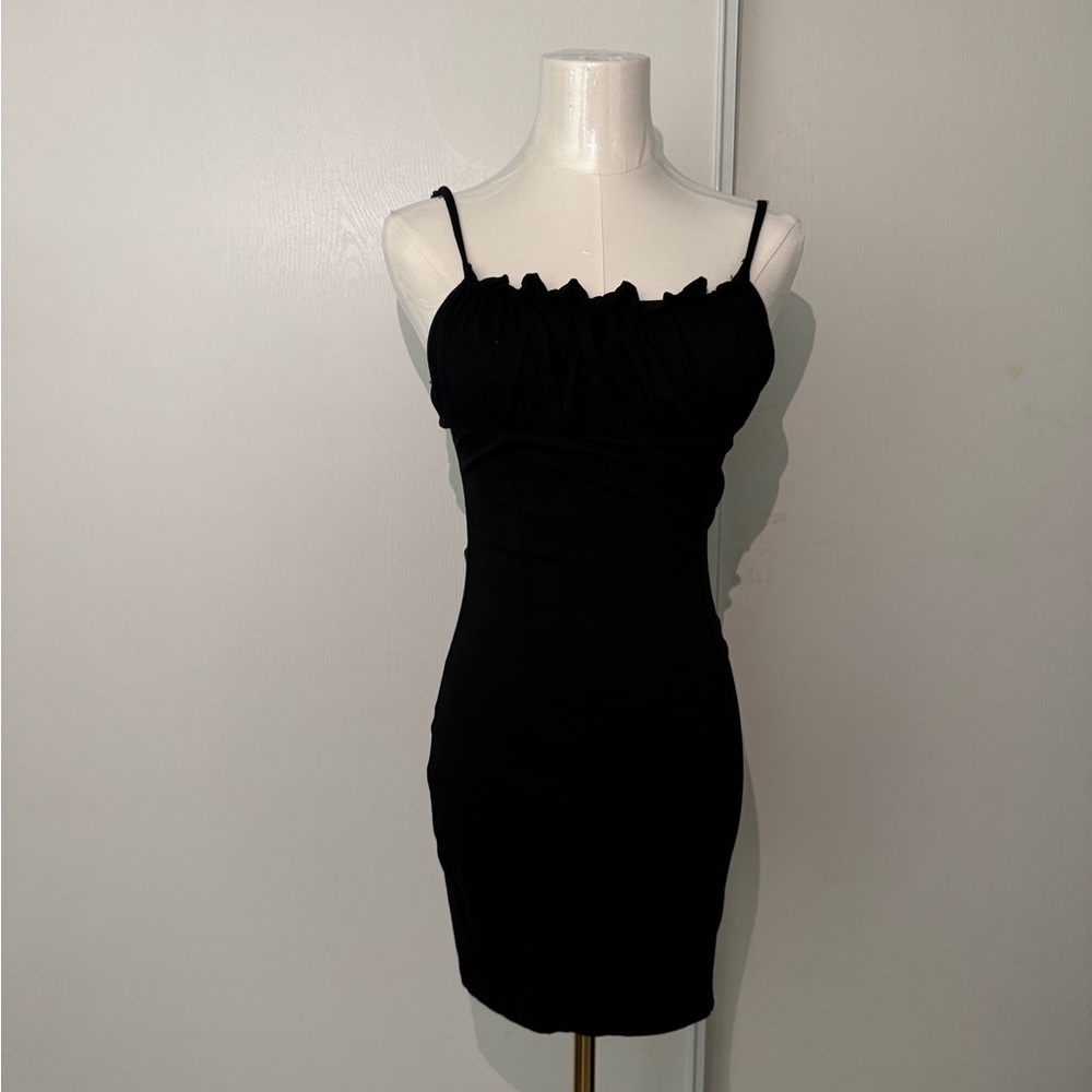 Black SHEIN bodycon dress